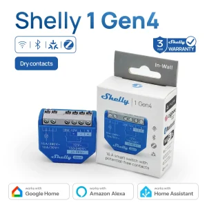 Shelly 1 Gen4 Zigbee Dry Contact Wifi Smart Switch