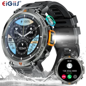 EIGIIS KE3 2025 Bluetooth Call Smartwatch for Men