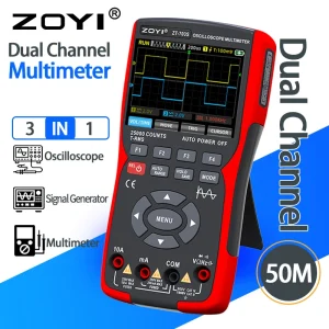 ZOYI ZT-Handheld Digital Oscilloscope Multimeter Signal Generator